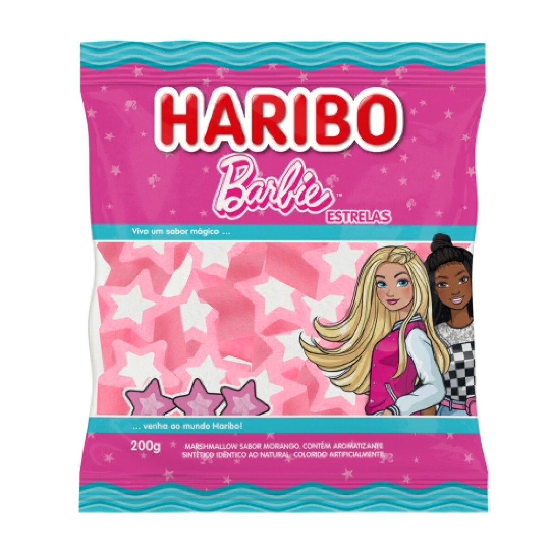 Detalhes do produto Marsh Barbie 200Gr Haribo Morango