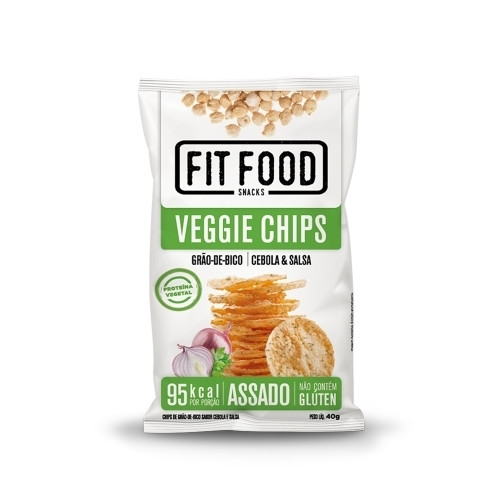 Detalhes do produto Snack Grao Bico Veggie Chips 40G Fitfood Cebola.salsa