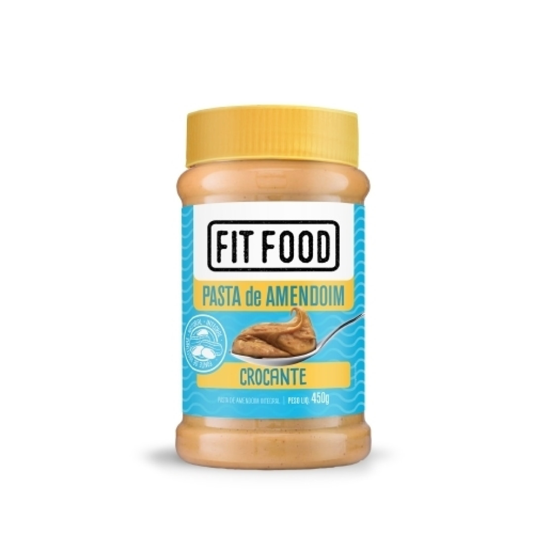 Detalhes do produto Pasta Integral Crocante 450Gr Fit Food Amendoim