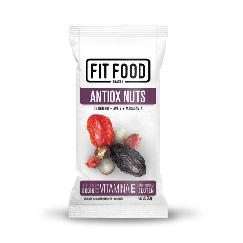 Detalhes do produto Mix Antiox Nuts 30Gr Fit Food Cram.avel.macad