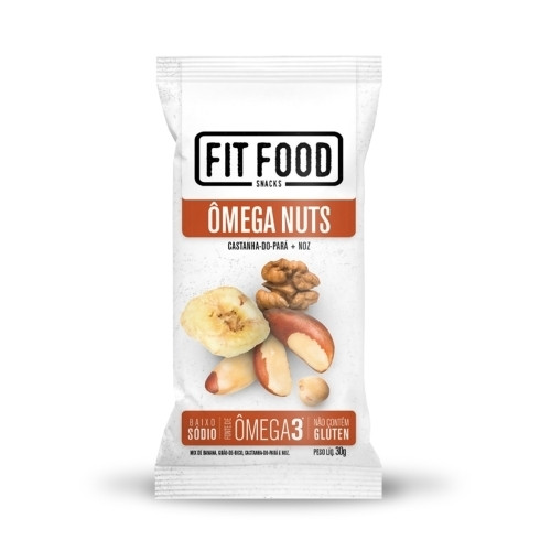 Detalhes do produto Mix Omega Nuts 30Gr Fit Food Cast.para Noz