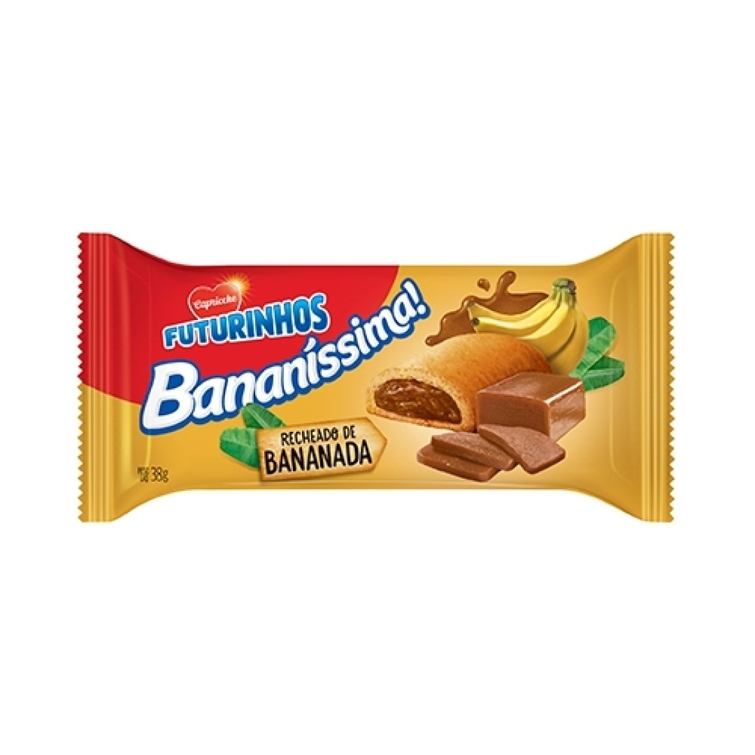 Detalhes do produto Bisc Bananissima 38Gr Capricche Banana