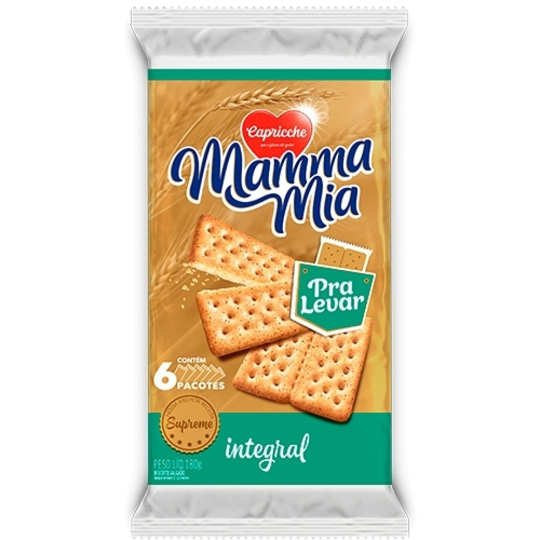 Detalhes do produto Bisc Mamma Mia Pra Levar 180Gr Capricch Integral