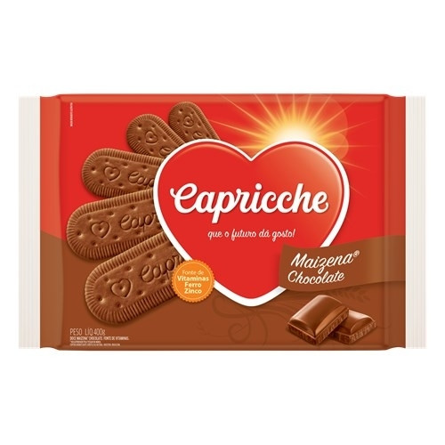 Detalhes do produto Bisc Maizena 312Gr Capricche Chocolate