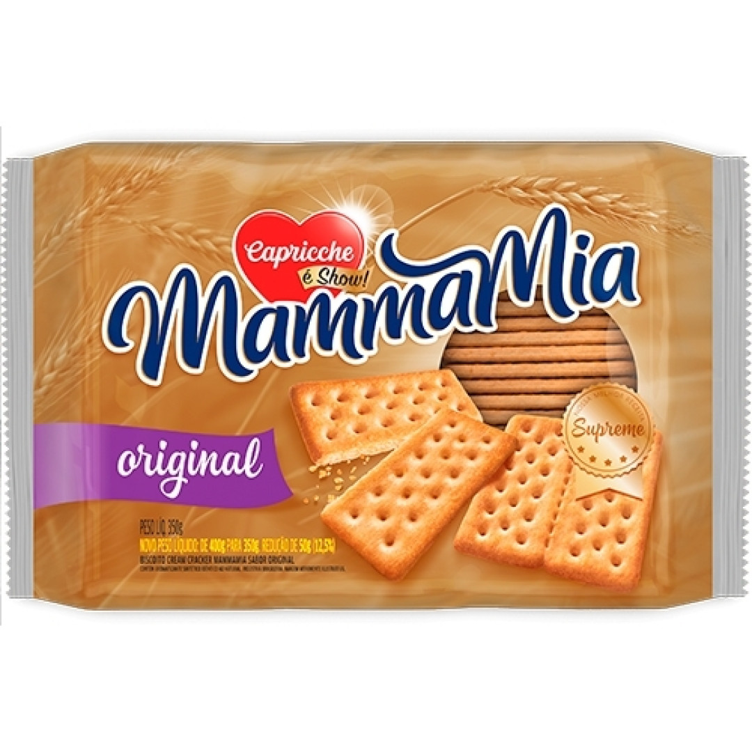 Detalhes do produto Bisc Cream Cracker Mamma Mia 350Gr Capri Original