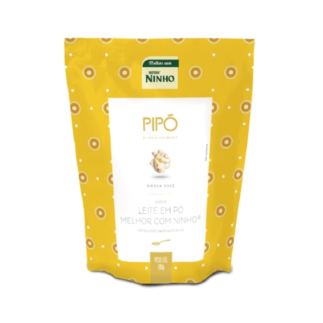 Detalhes do produto Pipoca Pipo 100Gr Leite Ninho