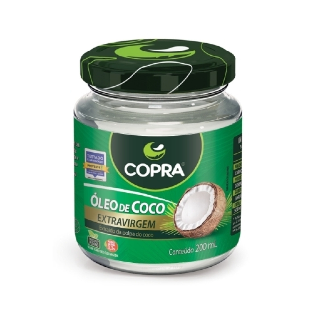 Detalhes do produto Oleo Coco Extra Virgem 200Ml Copra .