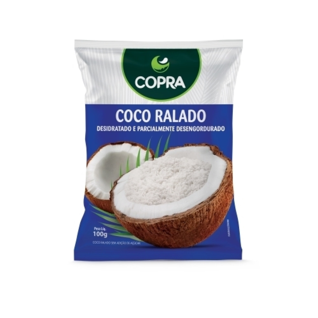 Detalhes do produto Coco Ralado 100Gr Copra Sem Acucar