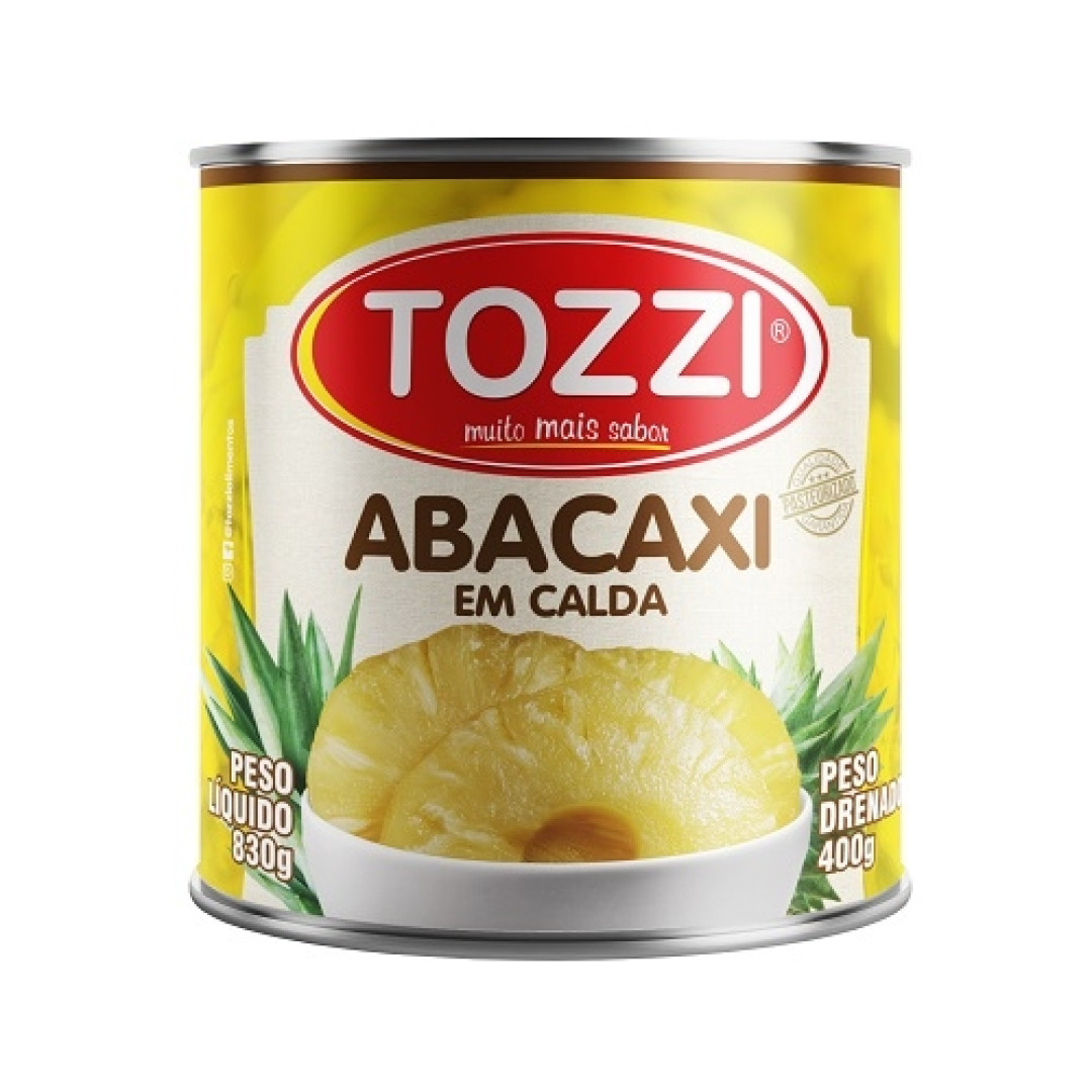 Detalhes do produto Abacaxi Calda 400Gr Tozzi .