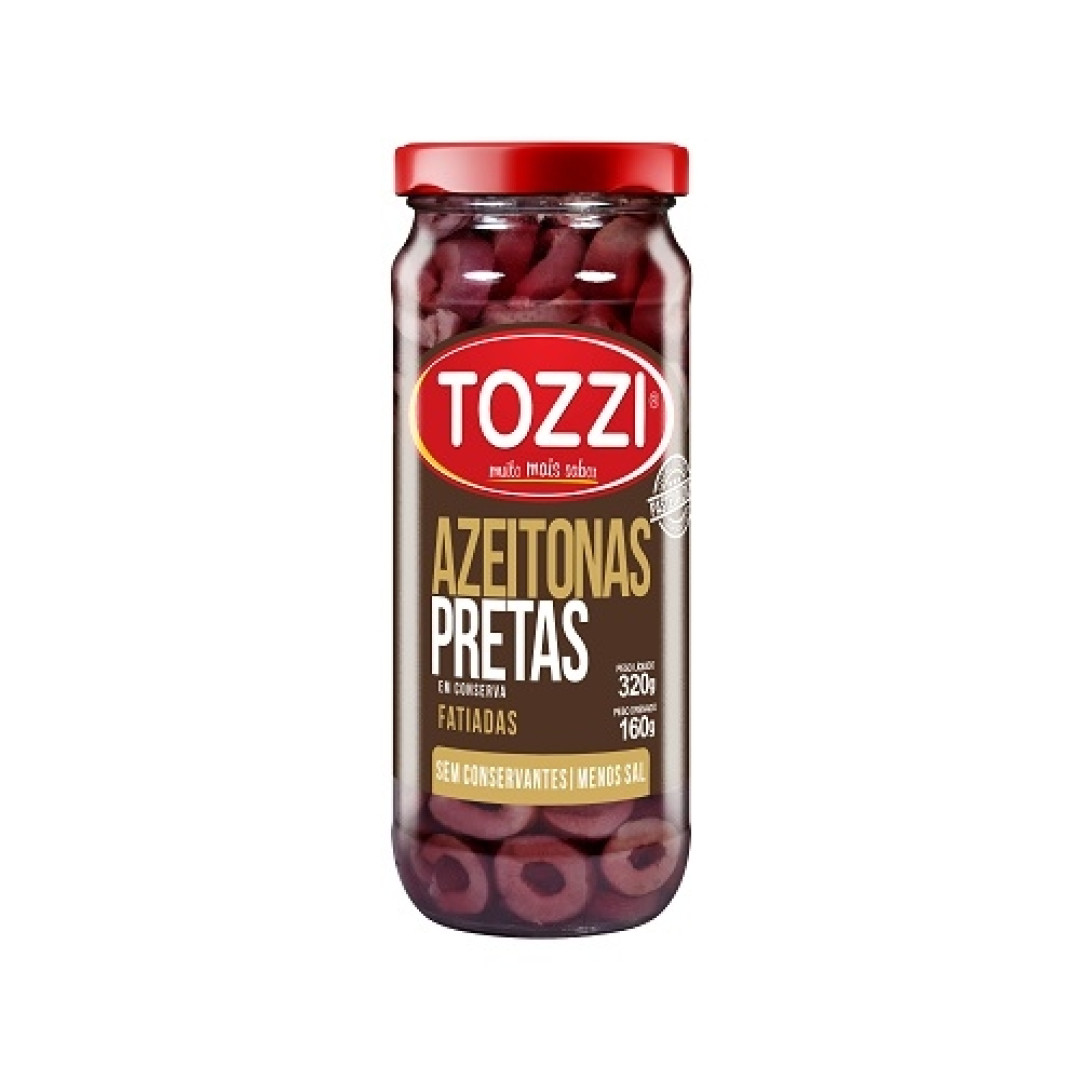 Detalhes do produto Azeitonas Fatiadas 160Gr Tozzi Preta
