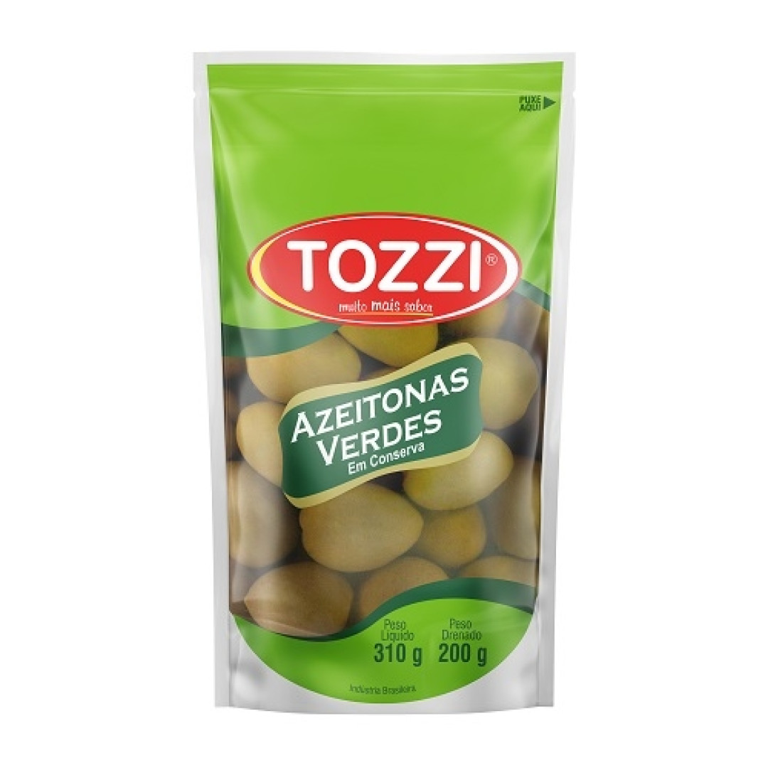 Detalhes do produto Azeitonas C Caroco Sache 200Gr Tozzi Verde