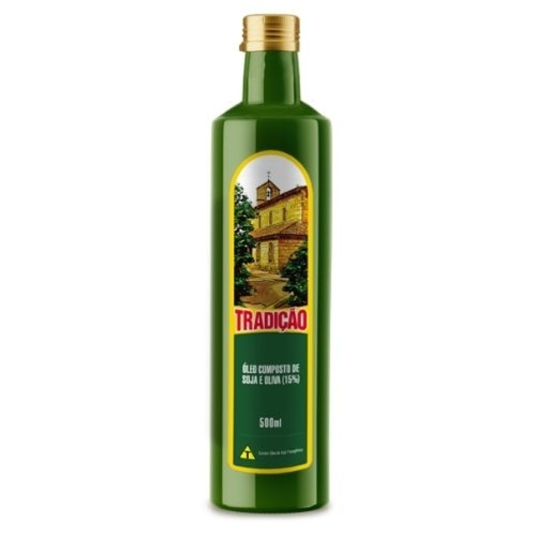 Detalhes do produto Oleo Composto Tradicao 500Ml Brasfoods Soja.oliva