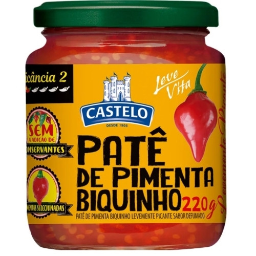 Detalhes do produto Pate Pimenta Biquinho 220Gr Castelo Picante