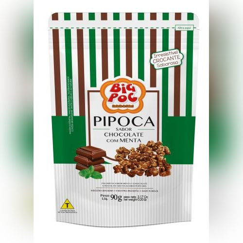 Detalhes do produto Pipoca 90Gr Big Poc Choc.menta