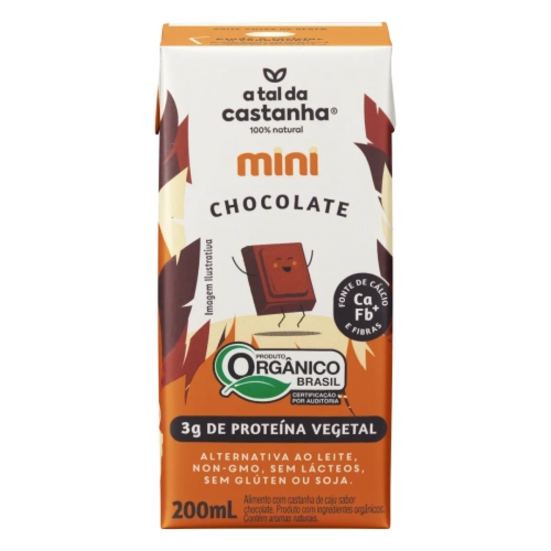Detalhes do produto Bebida Vegetal Castanha 200Ml Tres Corac Chocolate