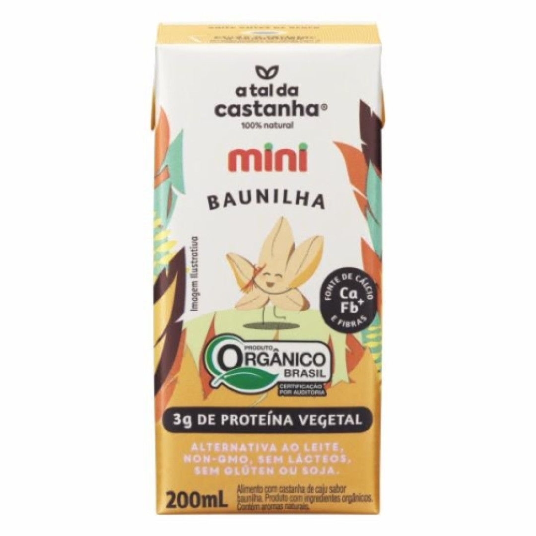 Detalhes do produto Bebida Vegetal Castanha 200Ml Tres Corac Baunilha