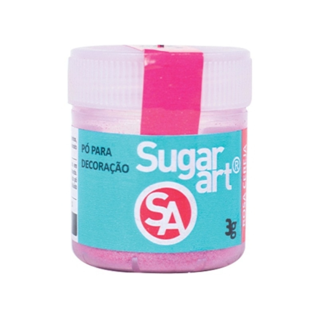 Detalhes do produto X Po P/decoracao 1Un 3Grs Sugar Art Rosa Cereja