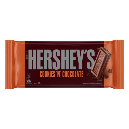Detalhes do produto Choc Cookiesnchocolate 87Gr Hersheys Ao Leite