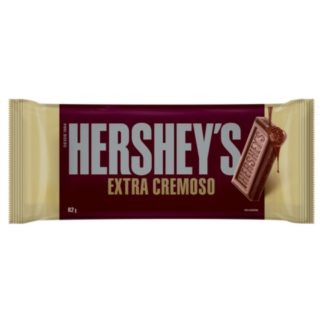 Detalhes do produto Choc Extra Cremoso 82Gr Hersheys Chocolate