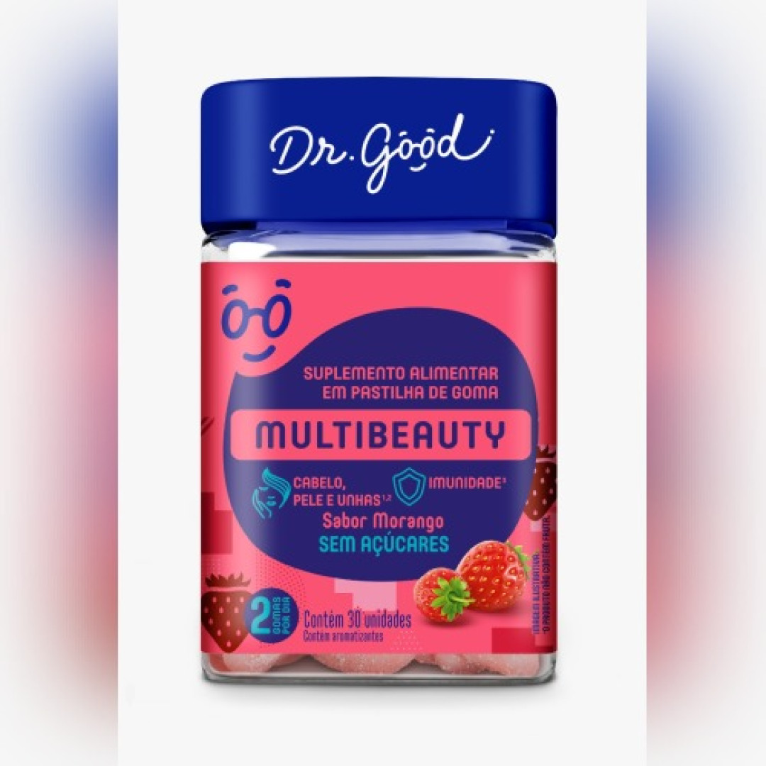 Detalhes do produto Supl Dr Good Multi Beauty Diet 30Un Fini Morango