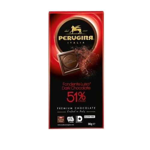Detalhes do produto Choc Perugina 51% 86Gr Alpha Candies Dark