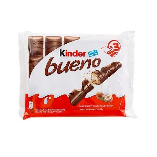 Detalhes do produto Choc Kinder Bueno Pc 03X43Gr Ferrero Avela