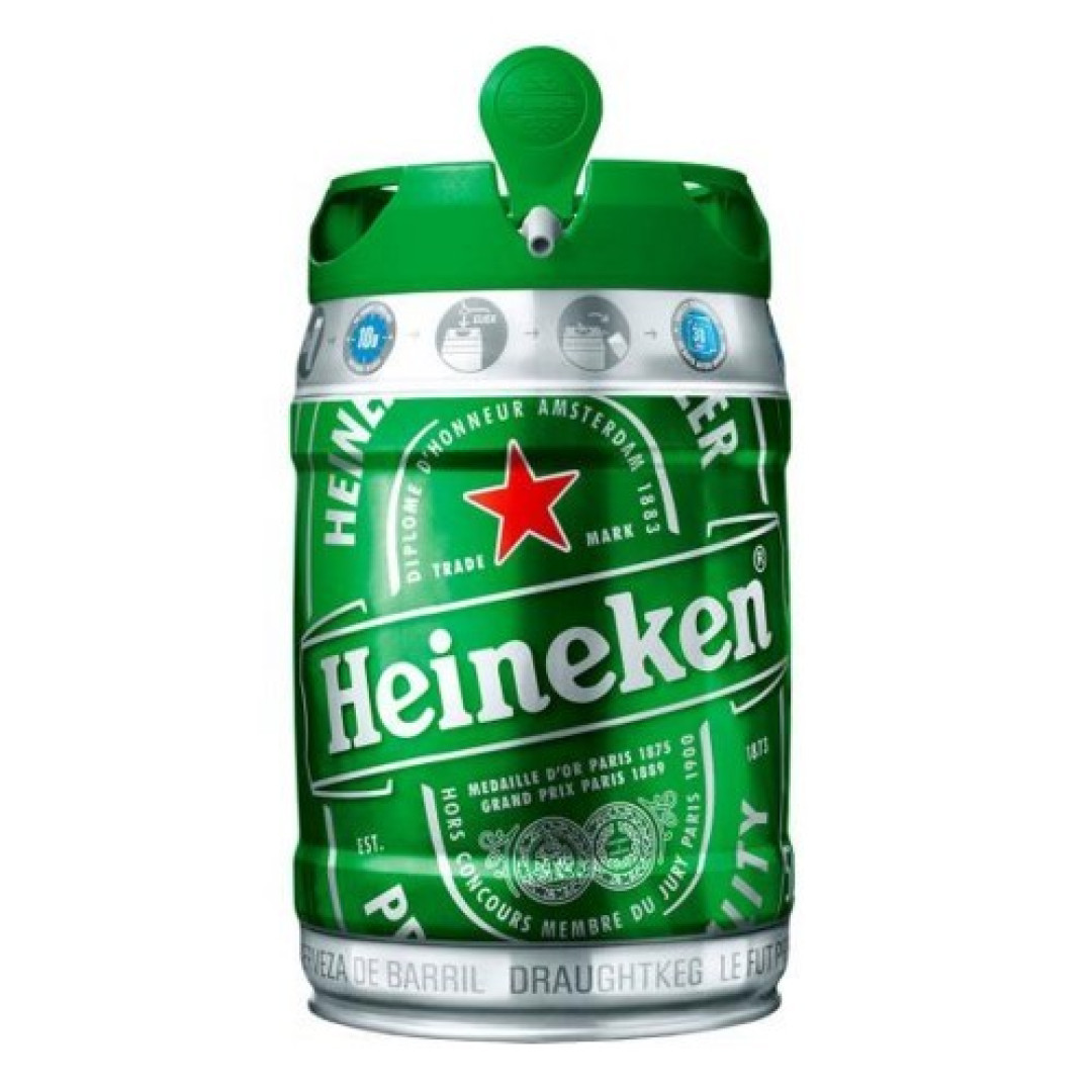 Detalhes do produto Cerveja Barril 5Lt Heineken .