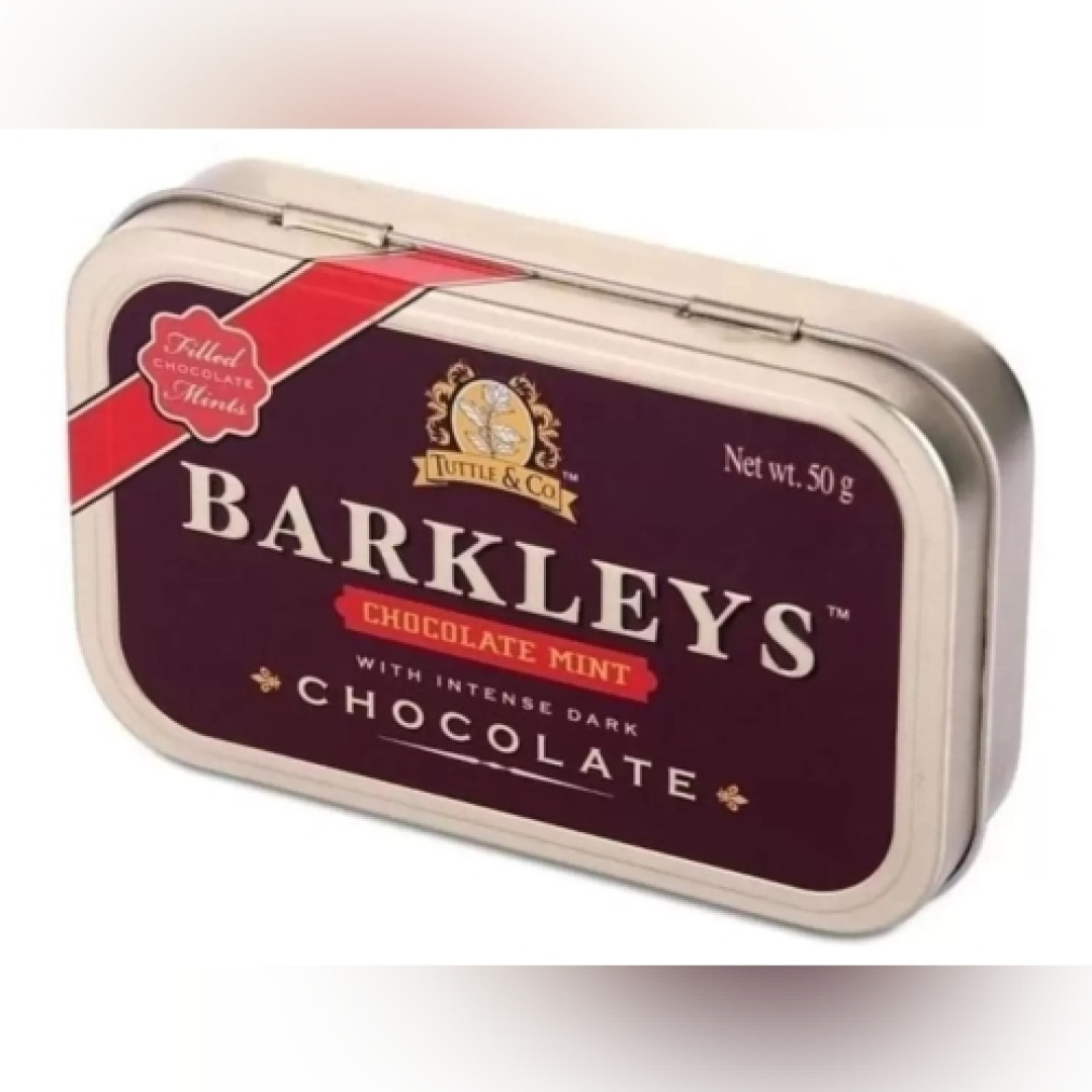Detalhes do produto Bala Barkleys 50Gr Alpha Candies Choc.menta