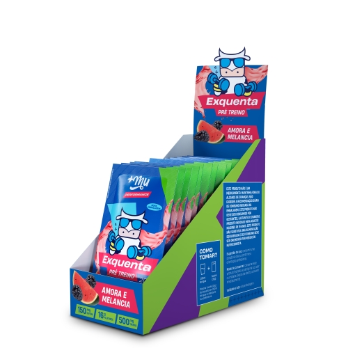 Pre Treino Exquenta 20G Mais Mu Amora.melancia Pre Treino Exquenta 20G Mais Mu Amora.melancia