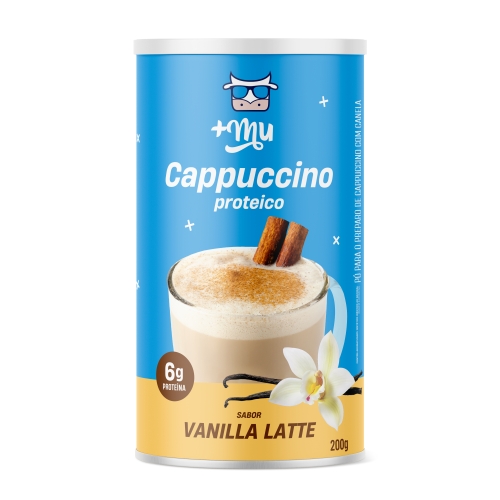 Cappuccino Proteico 200Gr Mais Mu Vanilla.latte Cappuccino Proteico 200Gr Mais Mu Vanilla.latte