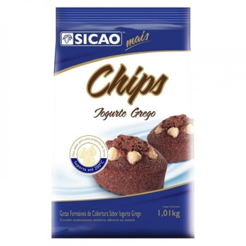 Cobertura Chips 1,01Kg Sicao Calleba Iogurte Grego Cobertura Chips 1,01Kg Sicao Calleba Iogurte Grego