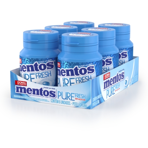 Chicle Mentos Pure S Acucar Gf 56Gr Van Menta Fresca Chicle Mentos Pure S Acucar Gf 56Gr Van Menta Fresca
