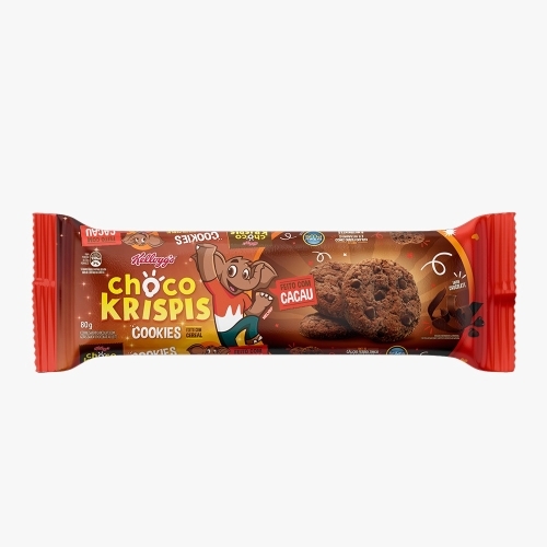 Bisc Cookies Choco Krispis 80Gr Kellogs Chocolate