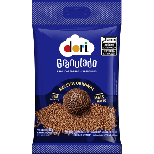 Choc Granulado Macio 120Gr Dori Ao Leite Choc Granulado Macio 120Gr Dori Ao Leite