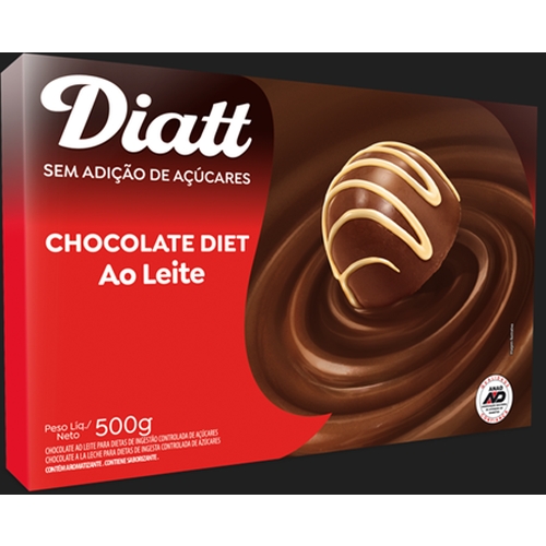 Choc Diet 500Gr Diatt Ao Leite Choc Diet 500Gr Diatt Ao Leite