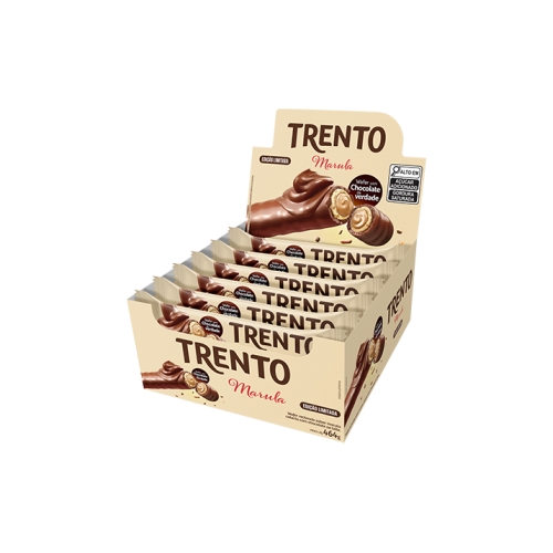 Bisc Wafer Coberto Trento 16X29Gr Peccin Marula Bisc Wafer Coberto Trento 16X29Gr Peccin Marula