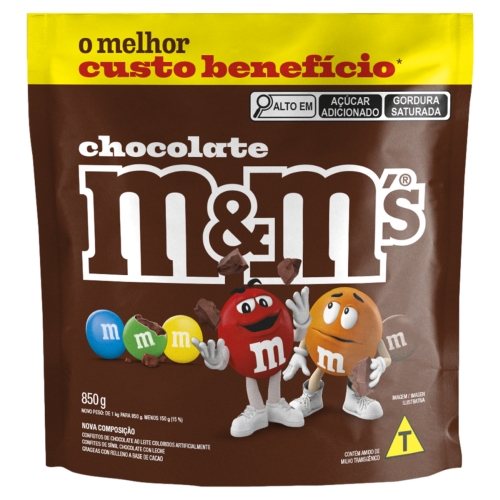 Confeito Mm 850Gr Mars Choc.leite Confeito Mm 850Gr Mars Choc.leite