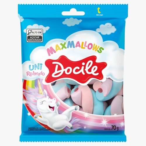 Marshmallow Max Rech Unic 70Gr Docile Baunilha Marshmallow Max Rech Unic 70Gr Docile Baunilha