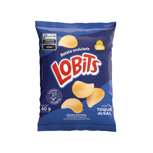 Batata Ondulada Lobits 40Gr Milho Ouro Original Batata Ondulada Lobits 40Gr Milho Ouro Original