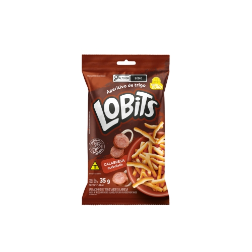 Salg Lobits Jr 35Gr Milho De Ouro Calabresa Salg Lobits Jr 35Gr Milho De Ouro Calabresa