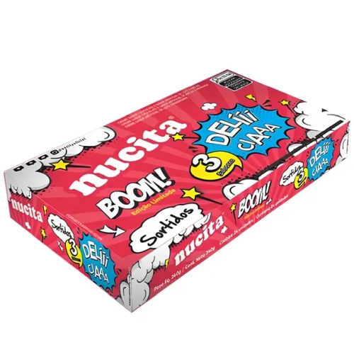 Creme 3 Sabores 24X10Gr Nucita Sortido Creme 3 Sabores 24X10Gr Nucita Sortido