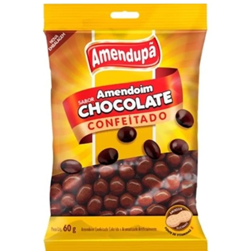 Amendoim Pc 60Gr Amendupa Chocolate Amendoim Pc 60Gr Amendupa Chocolate