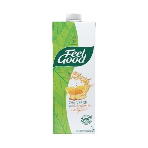 Cha Verde 1Lt Feel Good Laranja.gengibr Cha Verde 1Lt Feel Good Laranja.gengibr