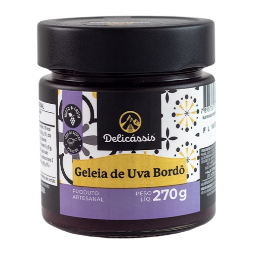 Geleia 270Gr Delicassis Uva Bordo Geleia 270Gr Delicassis Uva Bordo