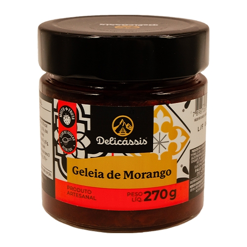 Geleia 270Gr Delicassis Morango Geleia 270Gr Delicassis Morango