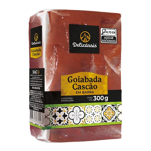 Goiabada Cascao 300Gr Delicassis . Goiabada Cascao 300Gr Delicassis .