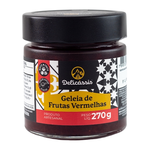 Geleia 270Gr Delicassis Frutas Vermelha Geleia 270Gr Delicassis Frutas Vermelha