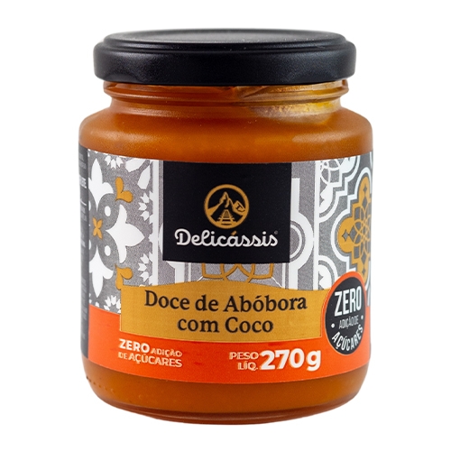 Doce De Abobora Zero 270Gr Delicassis Abobora.coco Doce De Abobora Zero 270Gr Delicassis Abobora.coco