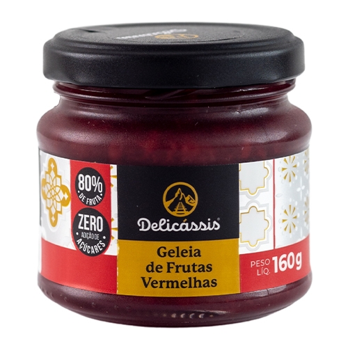 Geleia Zero 160Gr Delicassis Frutas Vermelha Geleia Zero 160Gr Delicassis Frutas Vermelha