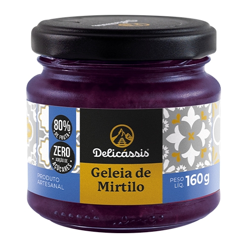 Geleia Zero 160Gr Delicassis Mirtilo Geleia Zero 160Gr Delicassis Mirtilo